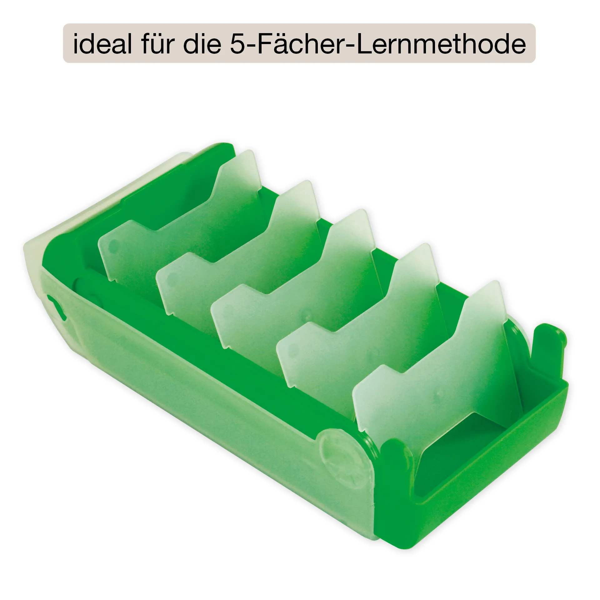 Lernbox A8 Kunststoff mit 100 Lernkärtchen