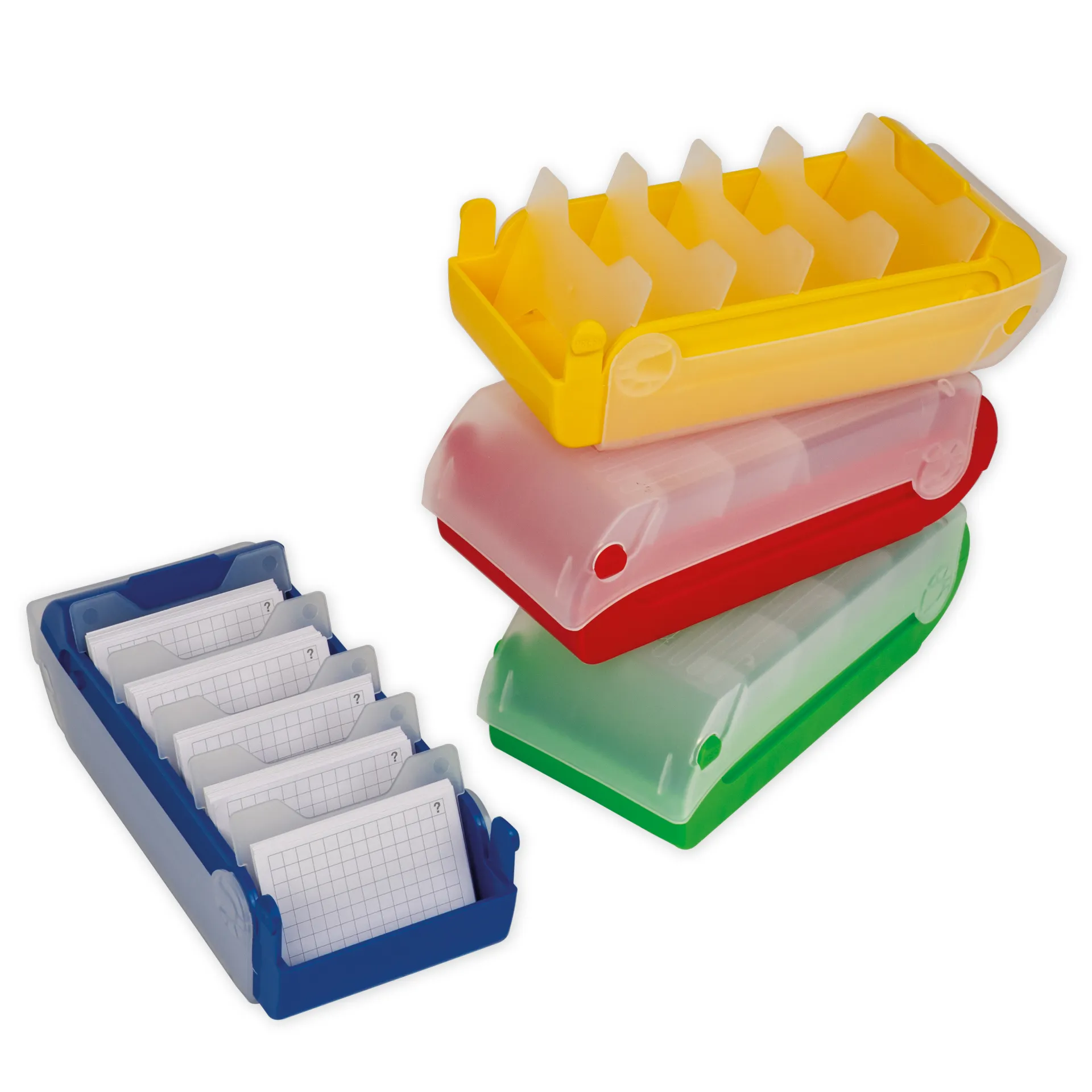 Lern-Karteikasten Kunststoff für A8