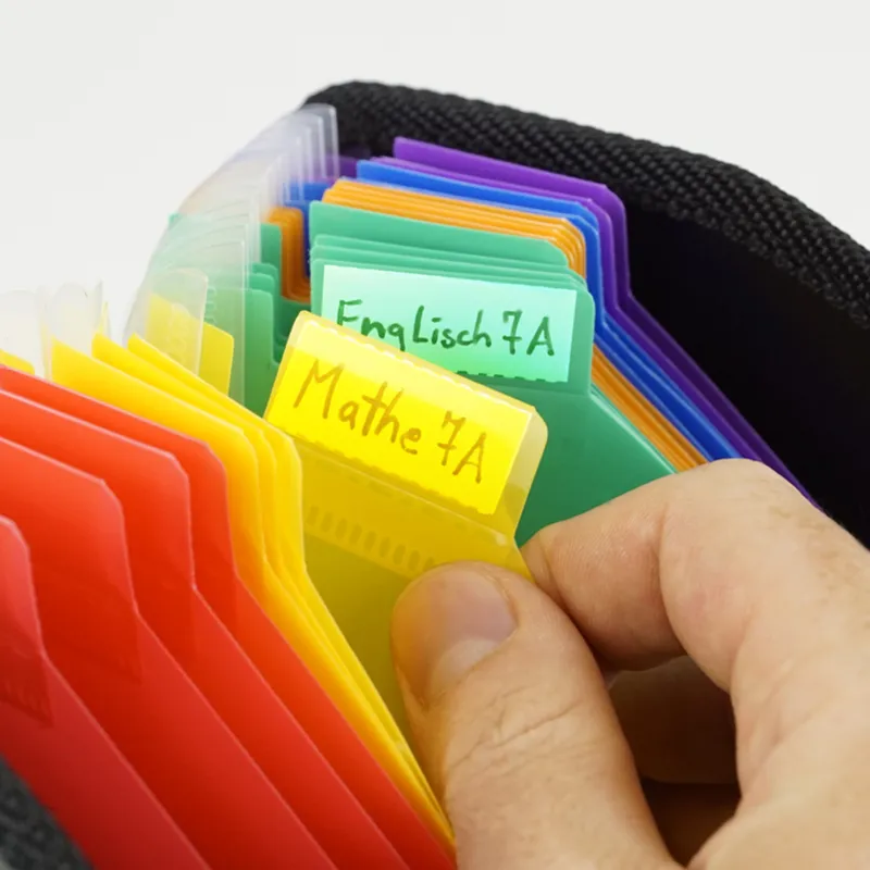Fächer-Stehsammler A4 XL, beschriftbar