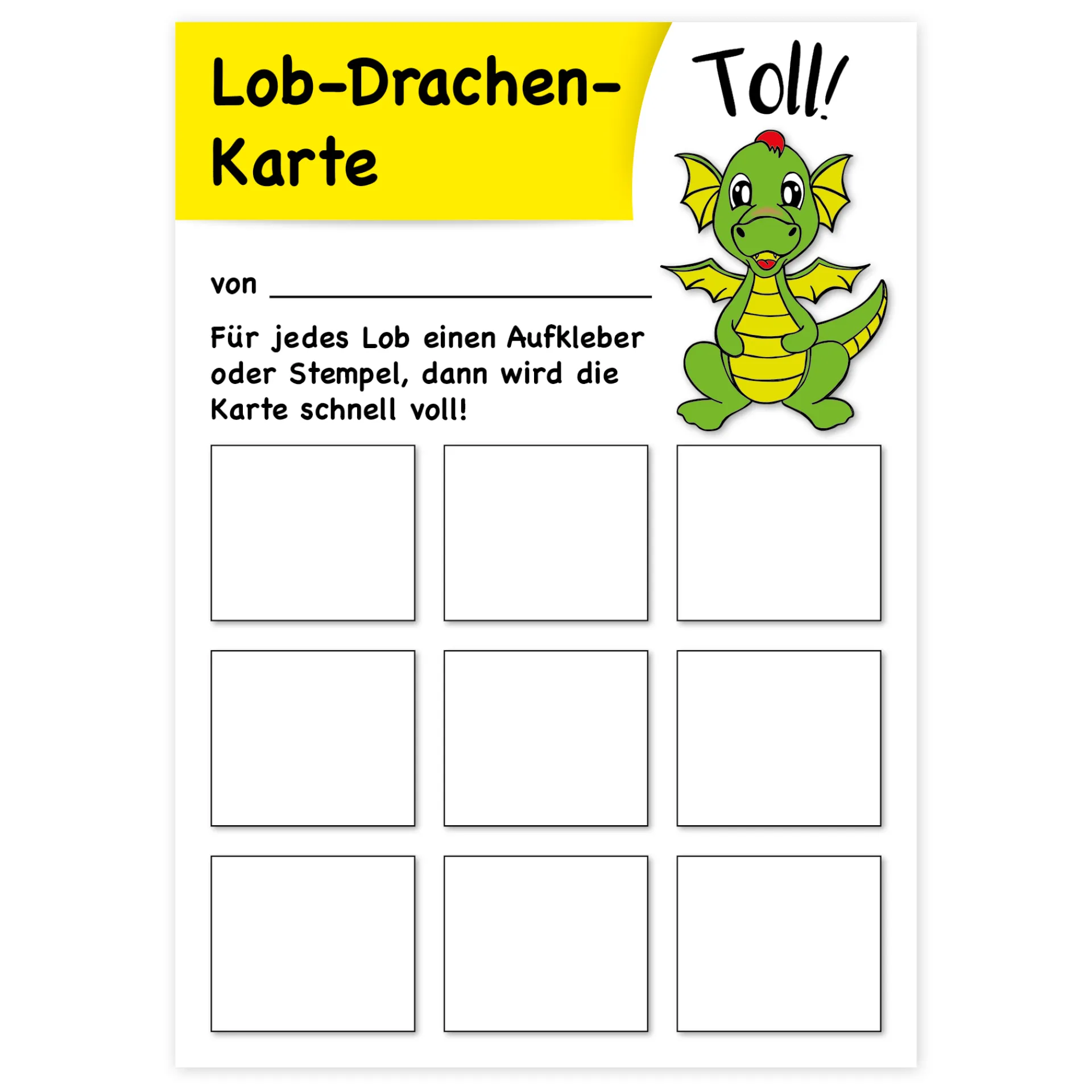 Stempel-Sticker-Sammelblöckchen