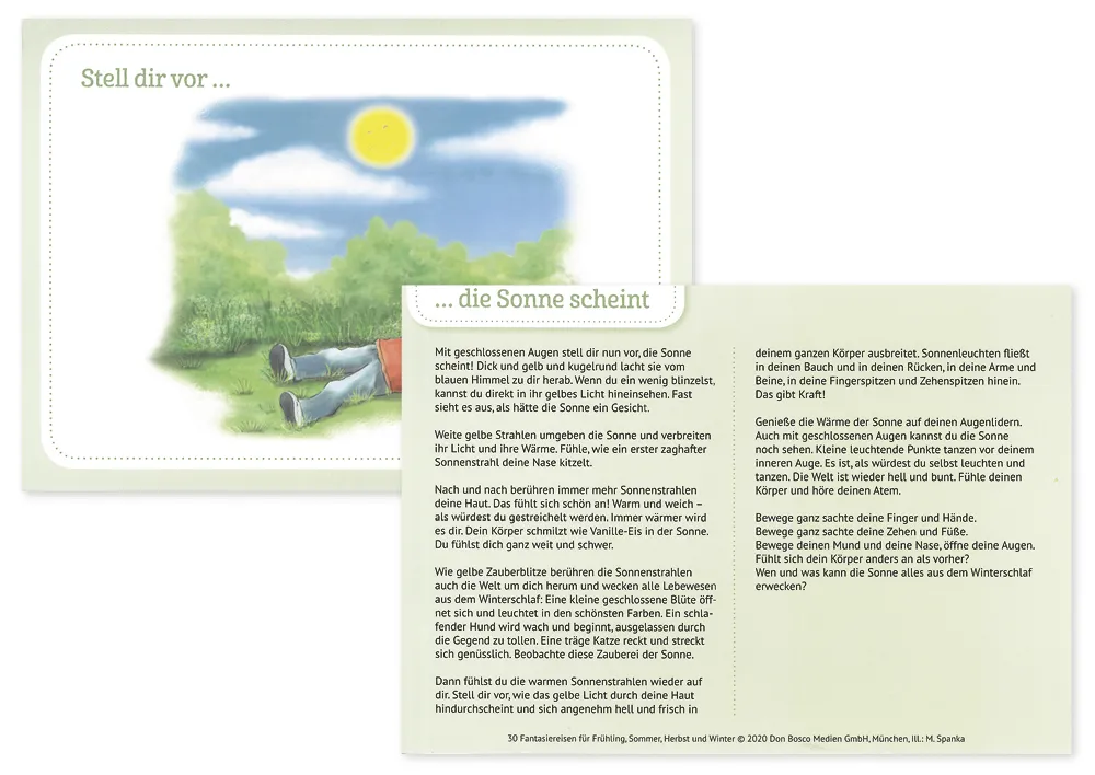 Karten-Set "30 Fantasiereisen für Frühling, Sommer, Herbst und Winter"