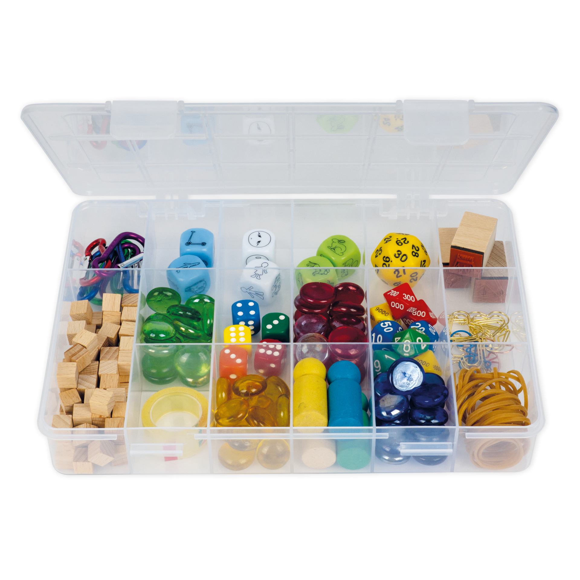 Sortimentsbox mittel, 17 Fächer