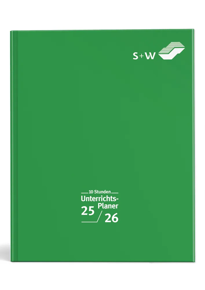 s+w Unterrichts-Planer A4++ 25/26 - 10 Stunden