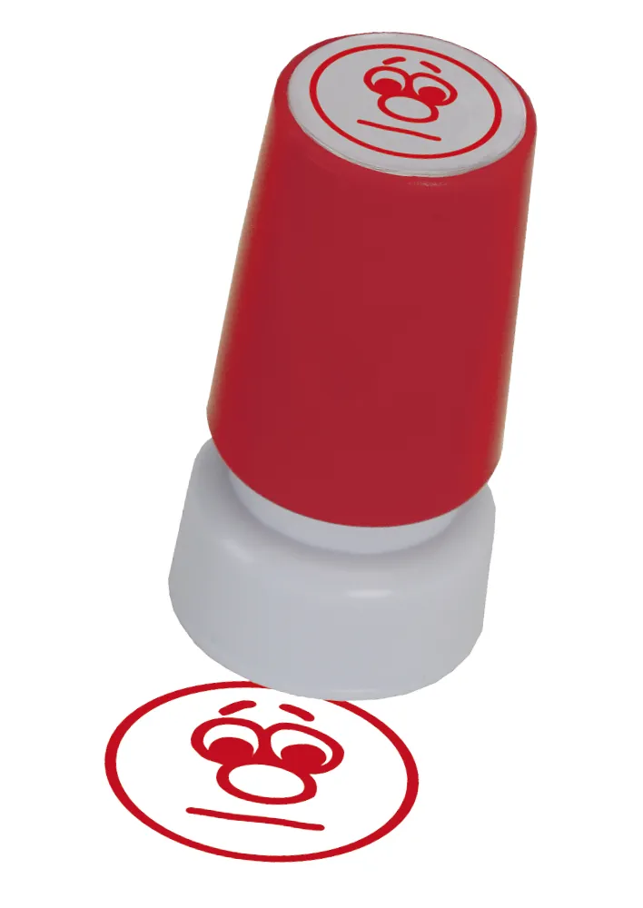 Stempel, Gesichter 3-tlg.