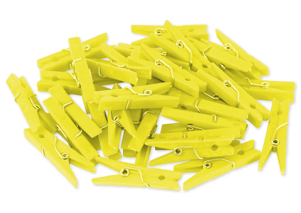 Klammern Kunststoff, 50-tlg.