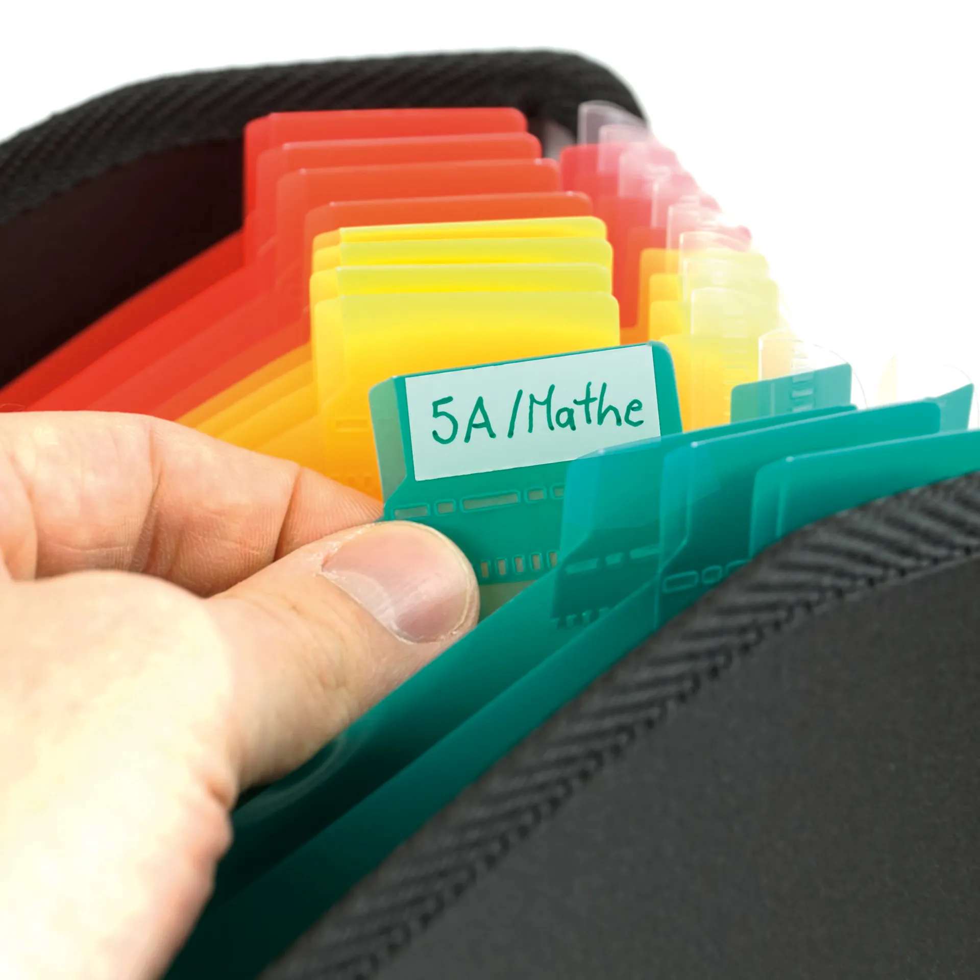 Fächer-Stehsammler A4, beschriftbar