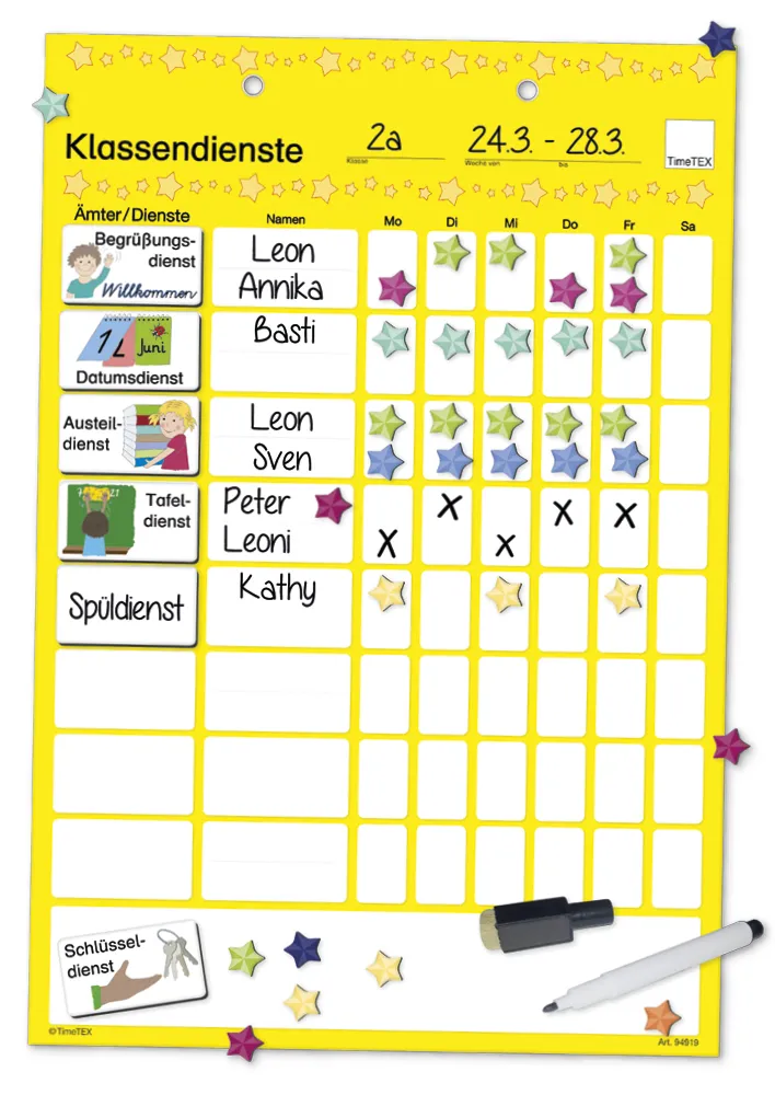 "Mein Klassendienst" magnetisch