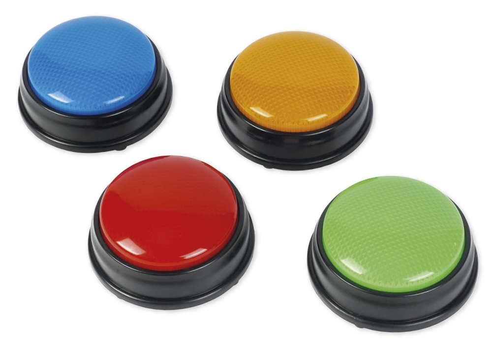 Antwort-Button "Licht+Ton", 4-tlg