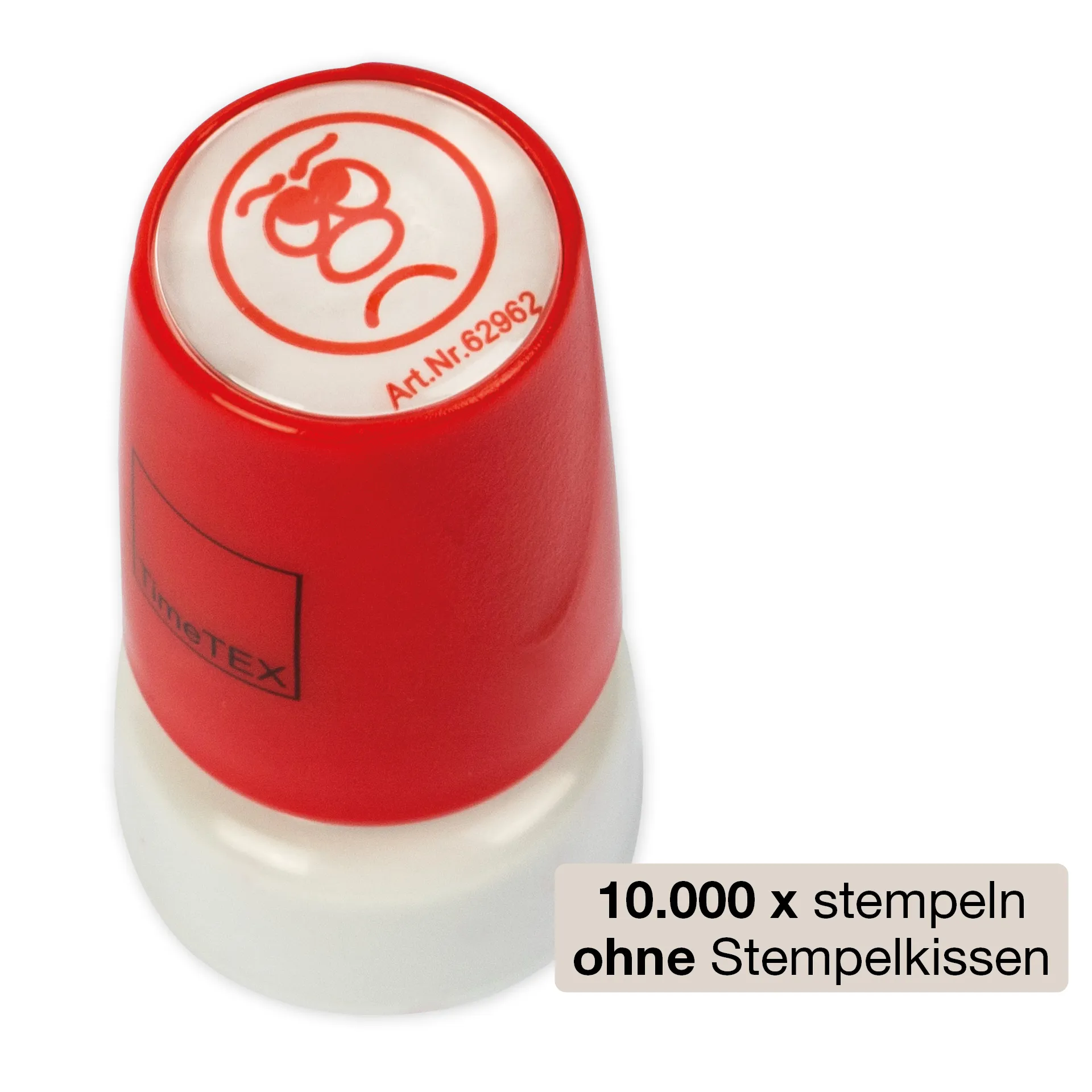 Stempel, Gesicht traurig